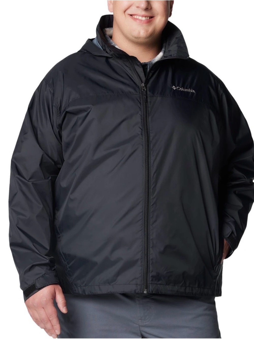 Columbia Men's Glennaker Lake II Rain Jacket - Black / 5XL. NWOT